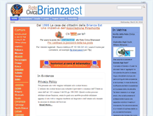 Tablet Screenshot of brianzaest.it