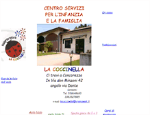 Tablet Screenshot of lacoccinella.brianzaest.it